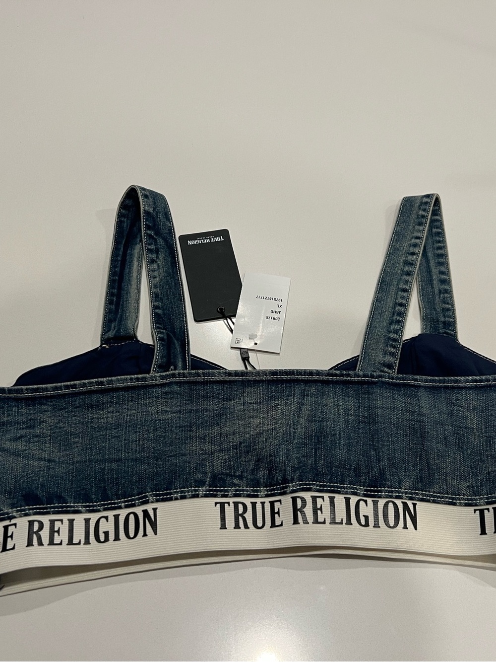 True Religion Denim Bralette in Medium Blue (Item #150) - Picture 11 of 12